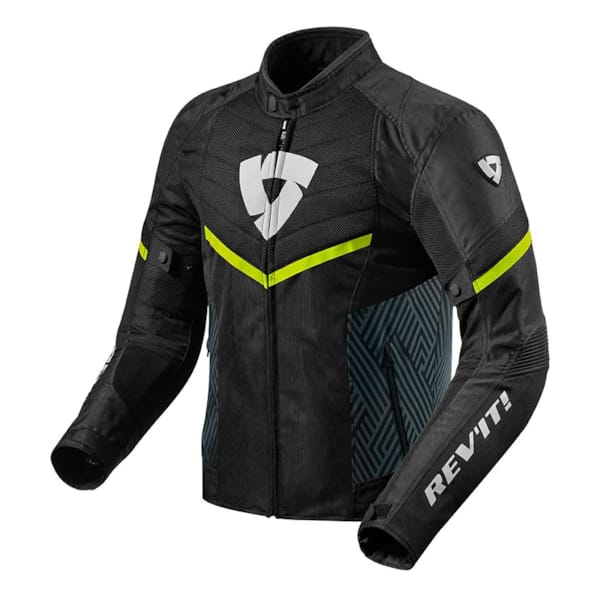 REV'IT! Arc Air Noir-Jaune Fluo