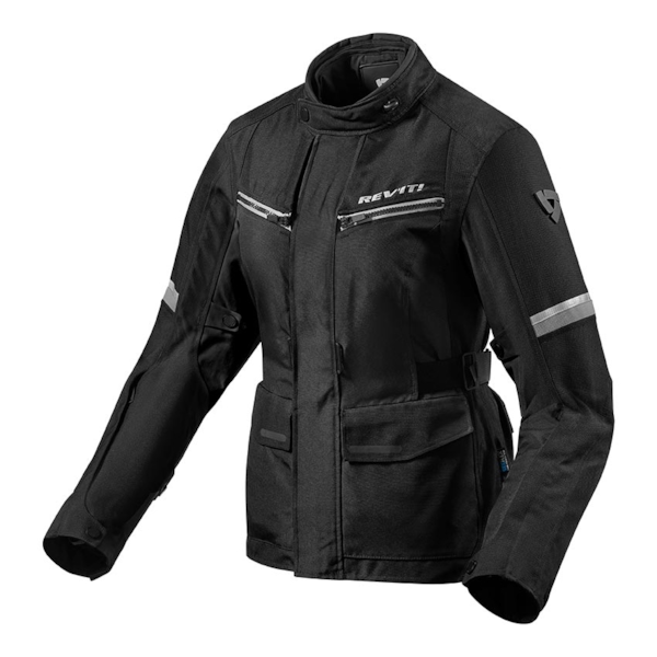 REV'IT! Outback 3 Jacket Lady Zwart-Zilver