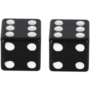 Valve caps OXFORD Dice Black