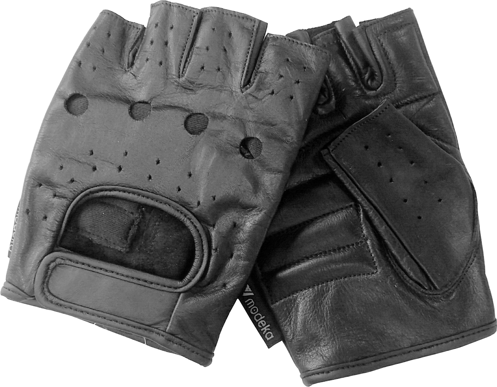 Zomerhandschoenen heren MODEKA Highway Zwart