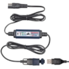 CHAFT Câble chargeur USB Blanc - Alimentation courant pour la moto