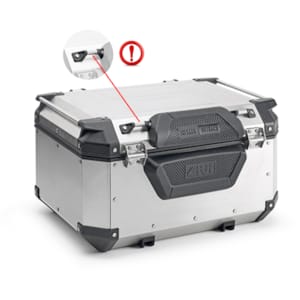 Dosseret pour topcase GIVI E172 dossier Outback OBKN58 Noir