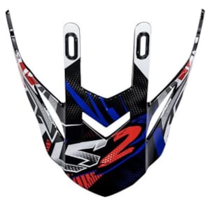 Pièces LS2 MX437 penne noir-blue-rouge Strong
