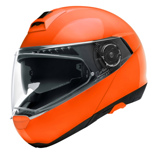 schuberth c3 flip-up helmet fluo orange 1Storm New Motorcycle Bike Modular Full Face Dual Visor Sun Shield with Rechargeable LED Tail Light: Glossy : Automotive the helmet meets the latest safety standards S3 Storm Orange full face
