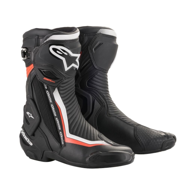 ALPINESTARS SMX Plus V2 Noir-Blanc-Rouge Fluo