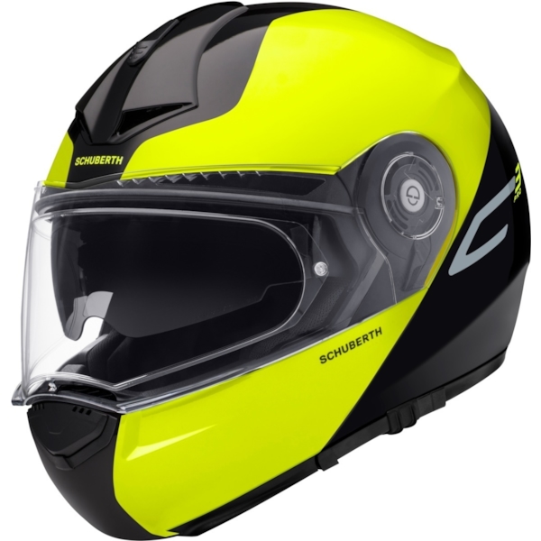 SCHUBERTH C3 Pro Split Fluogeel - Zwart