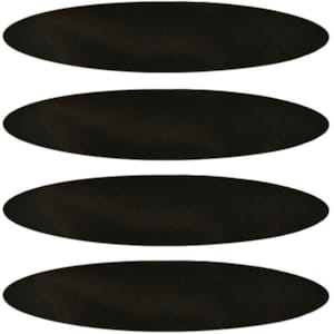 Autocollants casque CHAFT réfléchissants Noir (4 pièces)