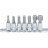 BGS TECHNIC Bitset binnenzeskant (voor Inbus) 1/4" (6.3mm), 4-12 mm - 7 stuks