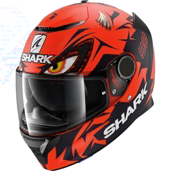 SHARK Spartan 1.2 Rep. Lorenzo Austrian GP Mat Rouge-Noir-Rouge RKR