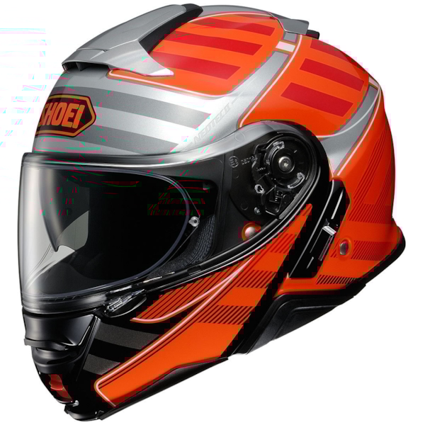 SHOEI Neotec II Splicer Zwart-Zilver-OranjeTC-8