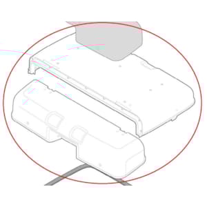 Case bottom & lid cases GIVI TRK33N / TRK46N Upper shell Z2073CBM