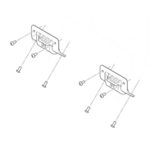 Pièces GIVI Plaques de fixation Monokey Z9509R
