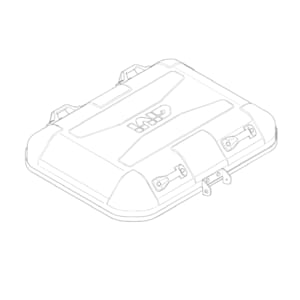 Case bottom & lid cases GIVI DLM46 / DLM30 Upper shell Aluminium - Z7710R