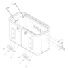GIVI DLM36 Onderschaal Links - Aluminium - ZDLM36ALFM
