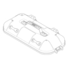 GIVI DLM36 Bovenschaal Rechts - Aluminium - ZDLM36ARCM
