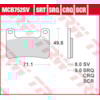 TRW Brake pads MCB752SRT Sinter road and track