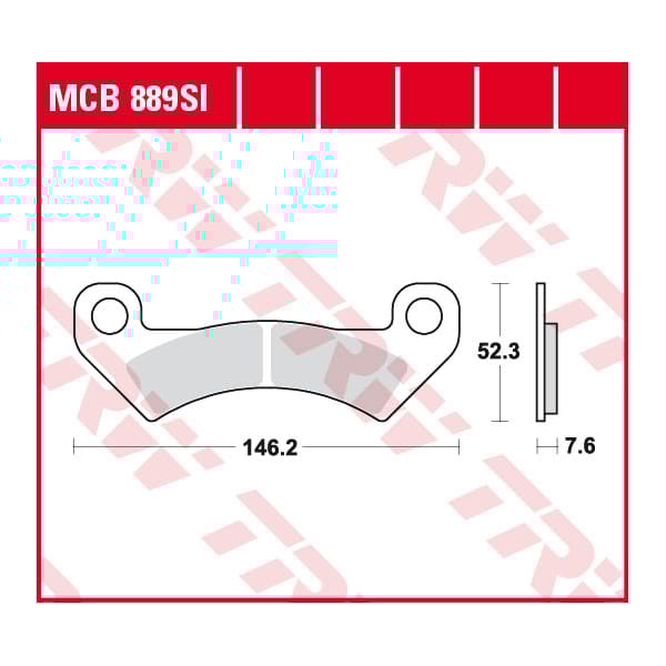 TRW Plaquettes de frein MCB889SI Sinter offroad