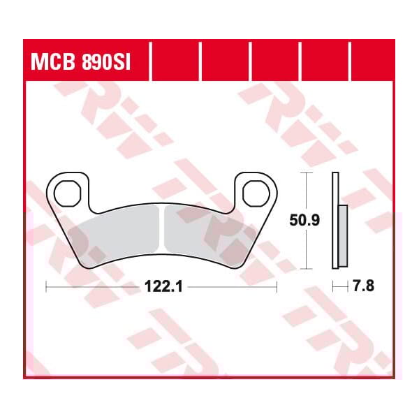 TRW Brake pads MCB890SI Sinter offroad