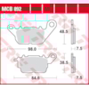 TRW Brake pads MCB892 Allround organic