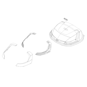 Case bottom & lid cases GIVI B47NT Upper shell ZB47CNTM