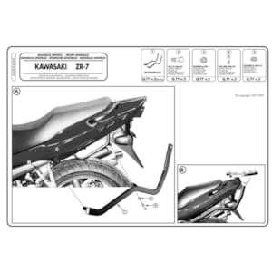 Fixations spécifiques pour votre moto GIVI F - Support topcase 436F