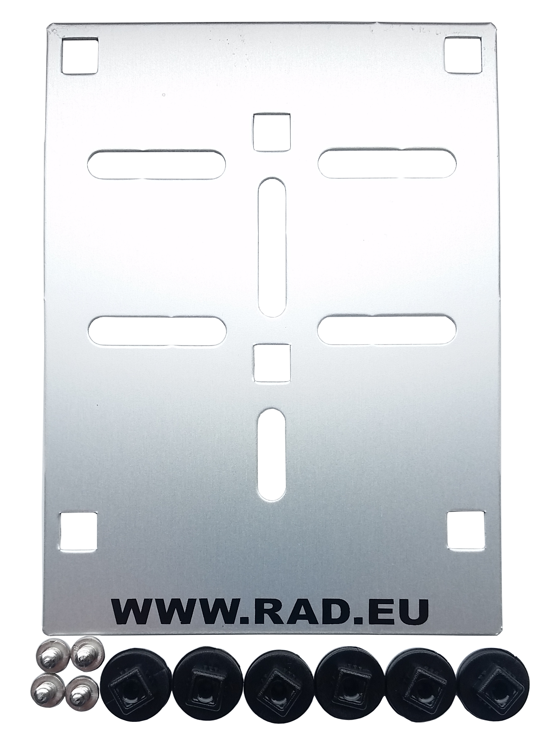 RAD Porte plaque cyclomoteurs aluminium RAD