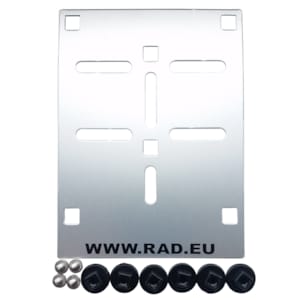 RAD Porte plaque européen Aluminium