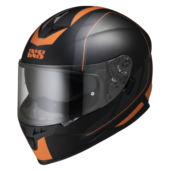 IXS 1100 2.0 Mat Zwart - Oranje