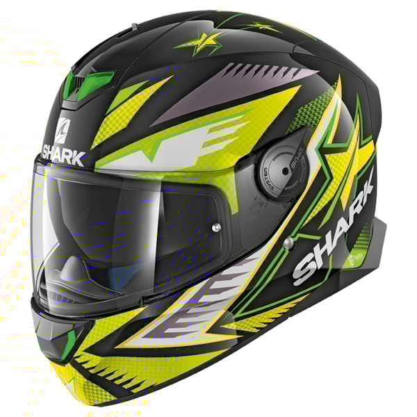 SHARK Skwal 2 Draghal Noir-Vert-Jaune KGY