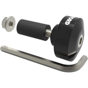 Lot De 2 Embouts De Guidon Moto - Alliage D'Aluminium - Protection & Déco - Inclut Clé Hexagonale - 3.1x4.2 Cm