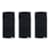 Tour de cou OXFORD Comfy (3 pièces) All Black