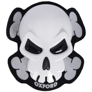 Knee sliders OXFORD Skull White