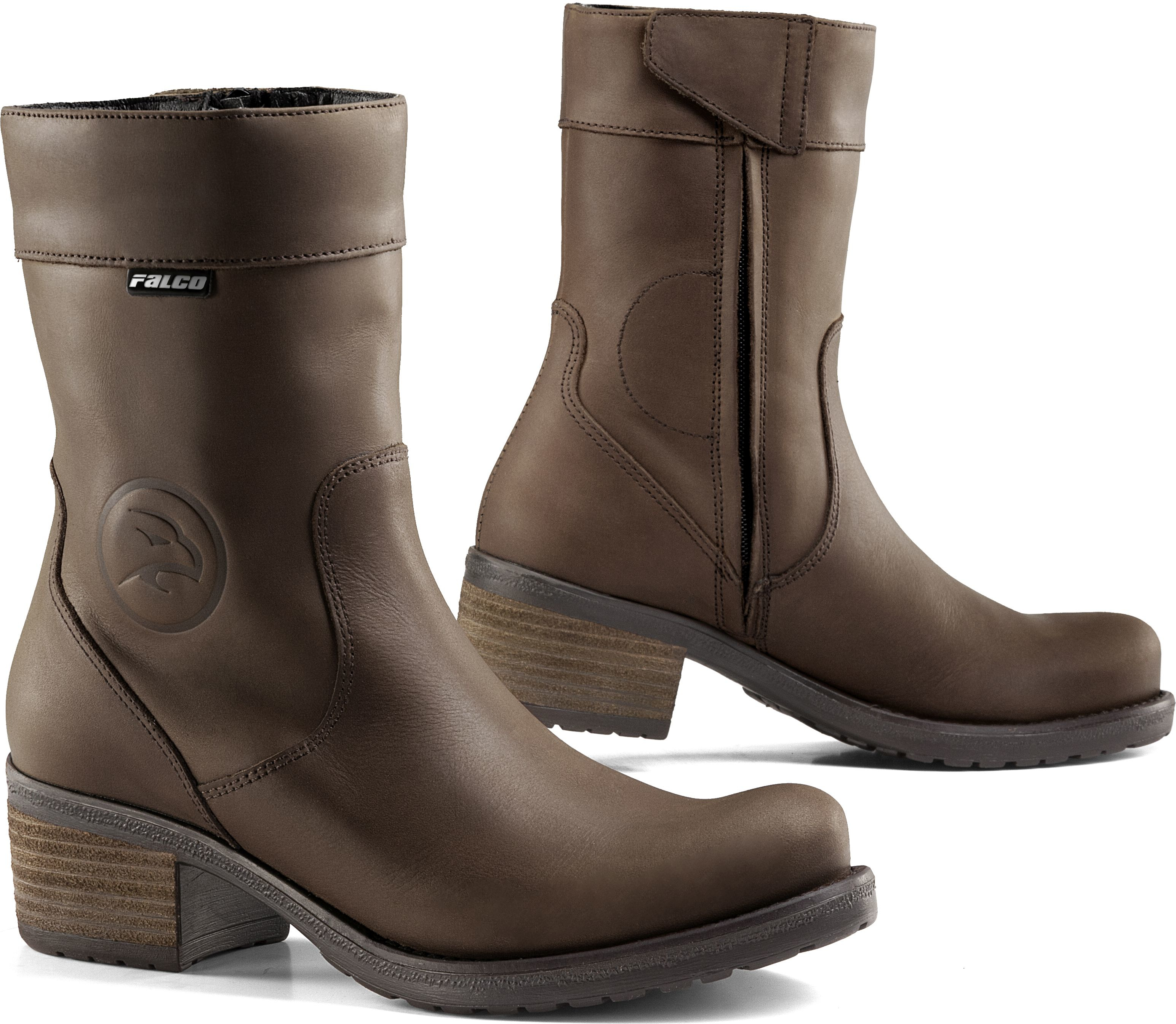 Men's touring motorcycle boots GIANNI FALCO Ayda 2 Brown