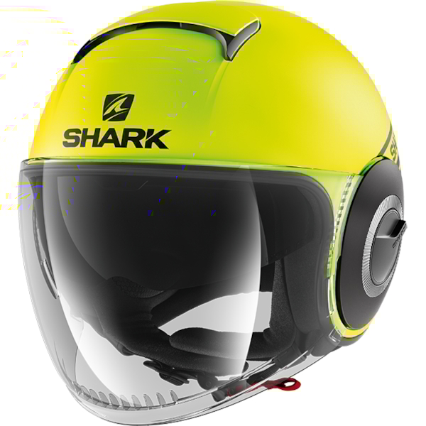 SHARK Nano Street-Neon Mat Jaune-Noir-Noir YKK