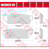 TRW Plaquettes de frein MCB876SV Sinter street