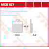 TRW Brake pads MCB827EC Organic