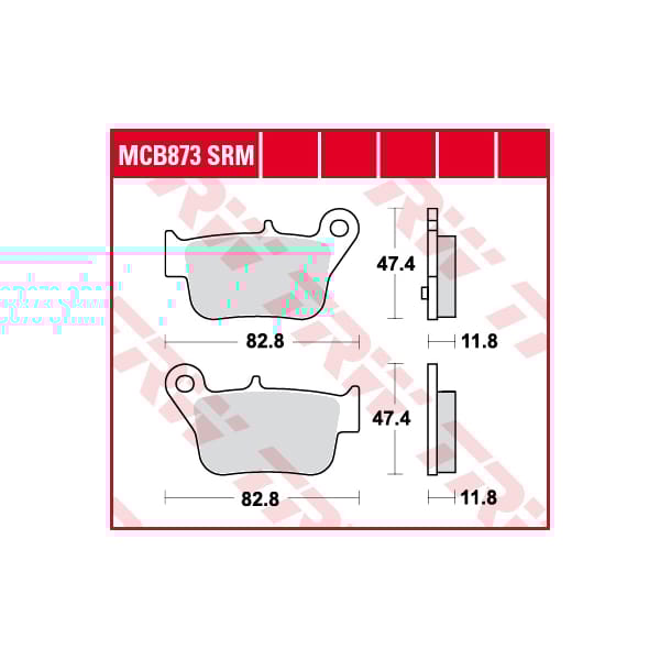 TRW Brake pads MCB873SRM Sinter maxi scooter