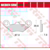 TRW Plaquettes de frein MCB874SRM Sinter maxi scooter
