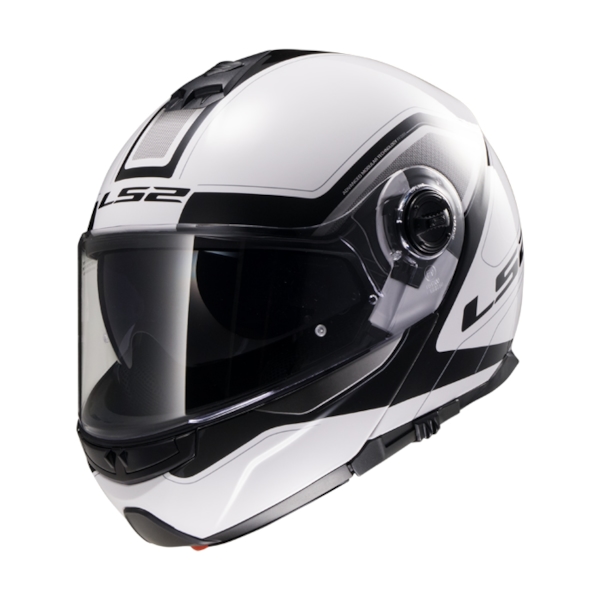 LS2 FF325 Strobe Civik Noir-Blanc