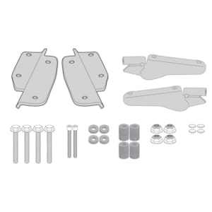 Motorcycle-specific mounts GIVI SR - Top case Mounting Monolock or Monokey SR1144