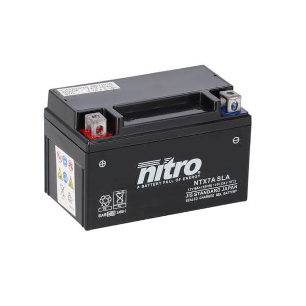 NITRO Sealed battery maintenance free NTX7A-SLA