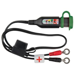Optimate accessories O-127 lithium battery cable with voltage indicator
