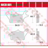 TRW Plaquettes de frein MCB881 Allround organique