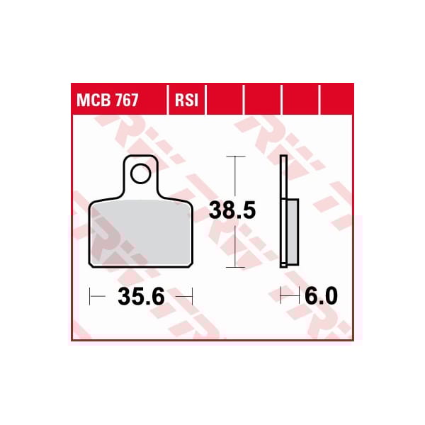 TRW Plaquettes de frein MCB767RSI Sinter compétition offroad