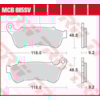 TRW Brake pads MCB885SV Sinter street