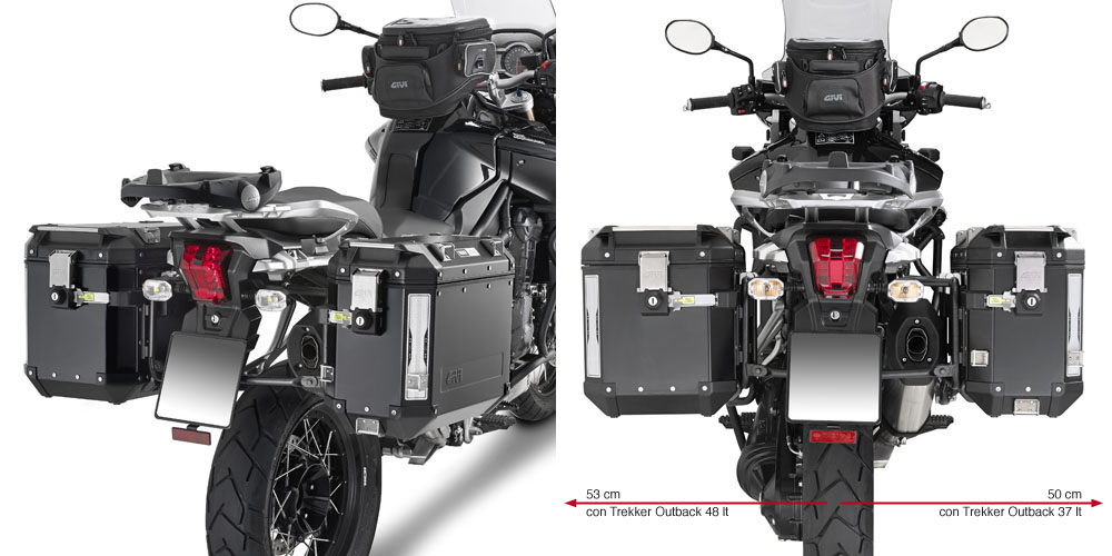 Motorspecifieke bevestigingen GIVI PL_CAM - Zijkofferhouders PL6408CAM