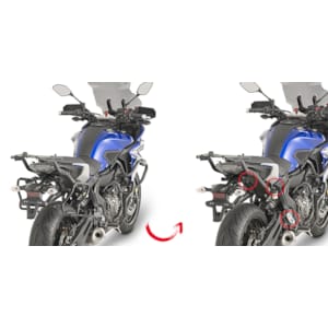 Motorcycle-specific mounts GIVI PLXR - Side case holders for V35 or V37 cases PLXR2130