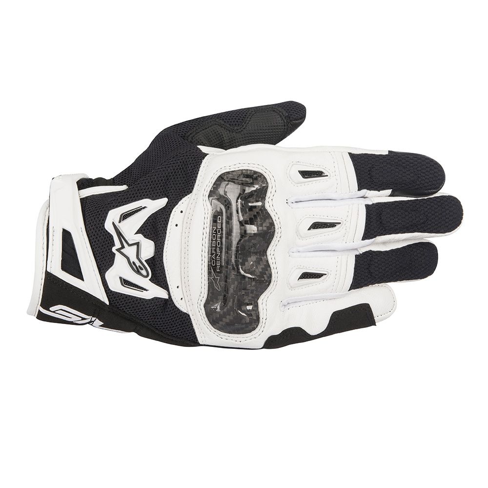 Gants été hommes ALPINESTARS SMX-2 Air Carbon V2 Gloves Noir-Blanc