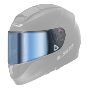 LS2 Vizier FF-MHR-80 Blauw spiegelvizier
