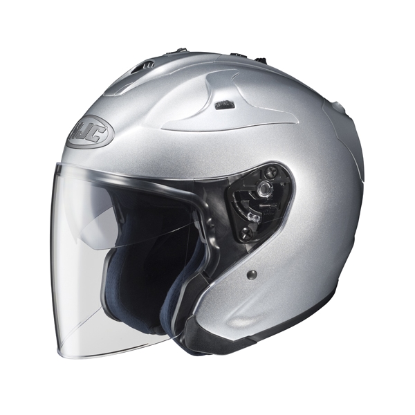 hjc full face helmet flat silver F71 (F7X) Semi-Flat Titanium way pivot ratchet system Silver HJC Helmets